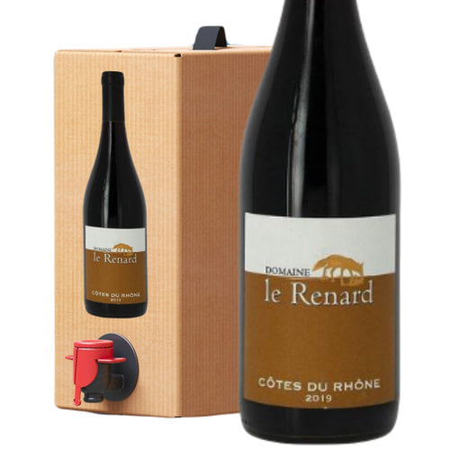 Domaine le Renard - Côtes du Rhône BiB 5L - 2019 - Rouge