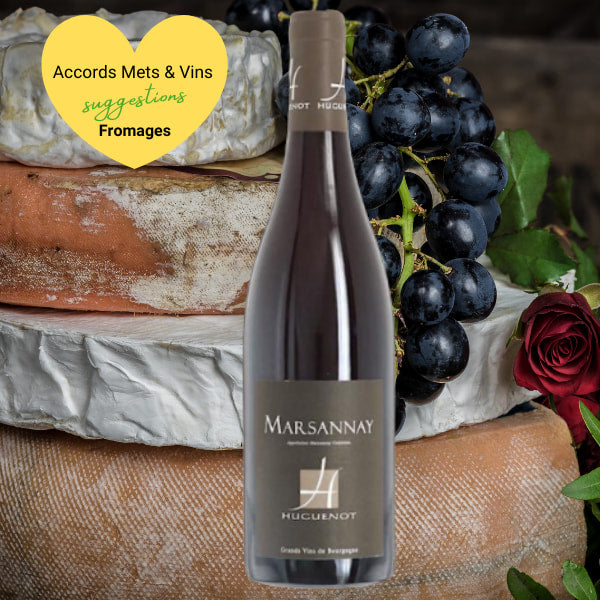 Domaine Huguenot - Marsannay - 2019 - Rouge - Philippe Huguenot - MON CAVISTE Vins Bio et Naturels - www.mon-caviste.net - Accords Mets et Vins - Fromages - suggestions